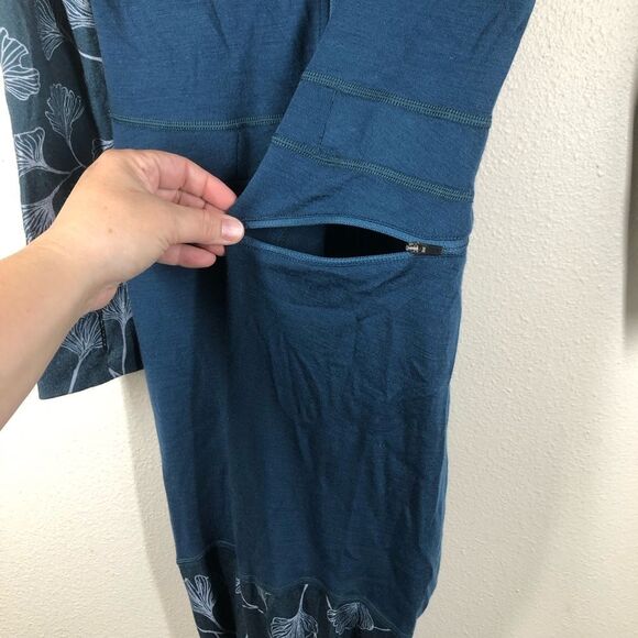 Wild Rye Olivia Onsie Base Layer Cycling Jumpsuit 100% Merino Wool Teal Size 0 - Picture 4 of 8